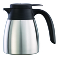 Service Ideas Flow Control Carafe, Vacuum Insulated, 0.6L, Stainless Steel FCC06SS